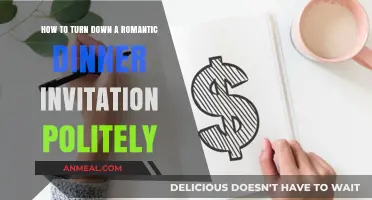 Gracefully Declining a Romantic Dinner Invite: Polite Rejection Tips