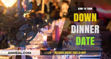 Gracefully Declining a Dinner Date: Tips for Kindly Saying No