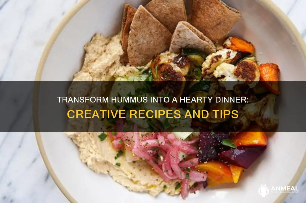 how to turn hummus into dinner