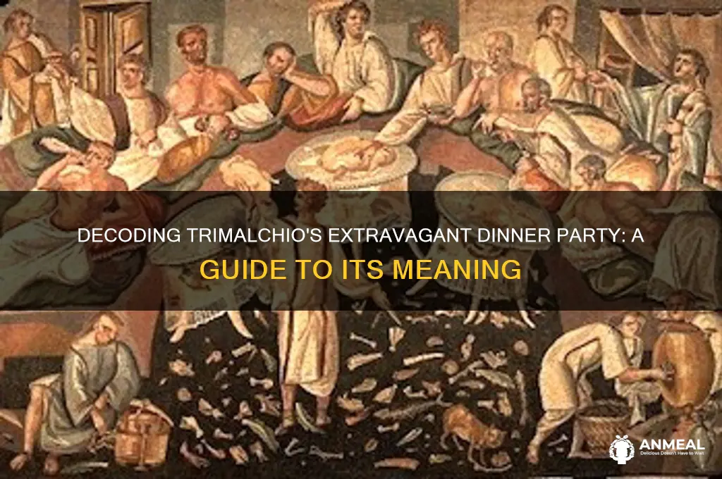 how to understand trimalchios dinner party