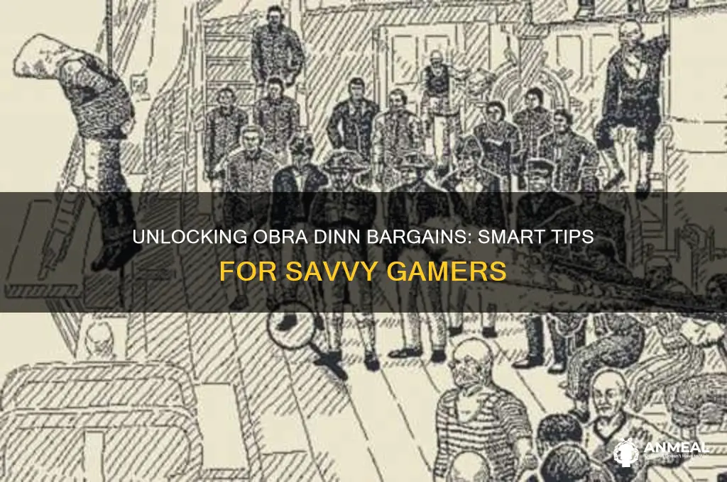 how to unlock bargain obra dinn