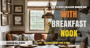 Transform Your Alcove Window Seat into a Cozy Breakfast Nook