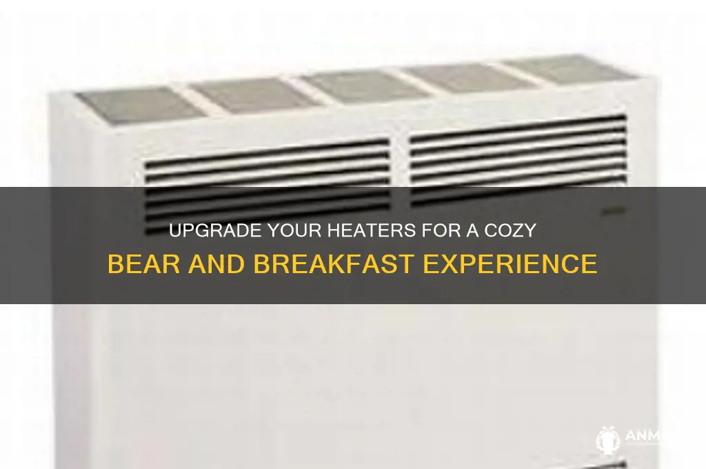 how to upgrade heaters bear and breakfast