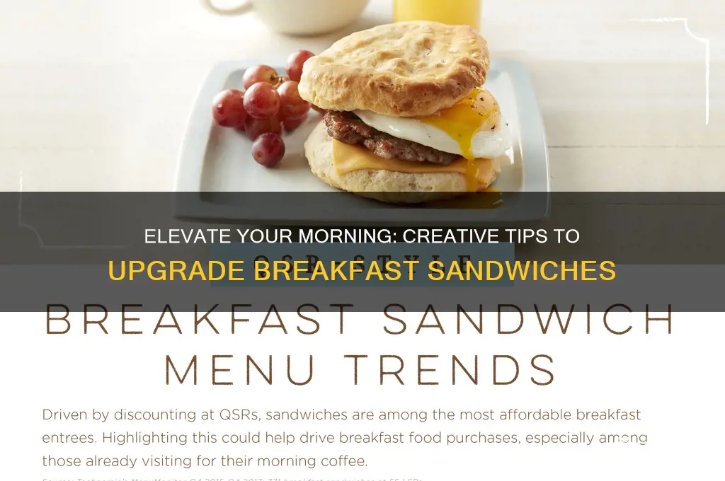 how to upgrade your breakfast sandwich