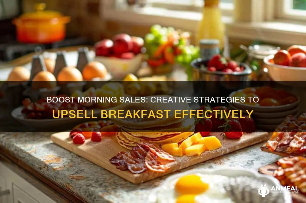 how to upsell breakfast