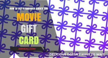 Maximize Your Fandango Dinner & Movie Gift Card: A Step-by-Step Guide
