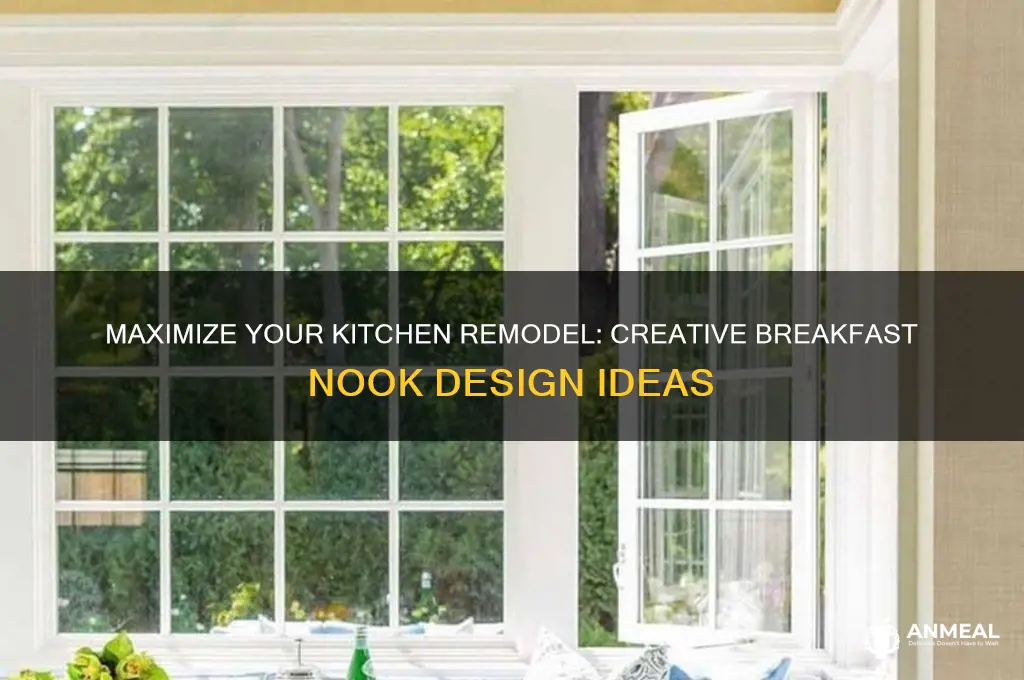 how to use breakfast nook in kithcen remodel