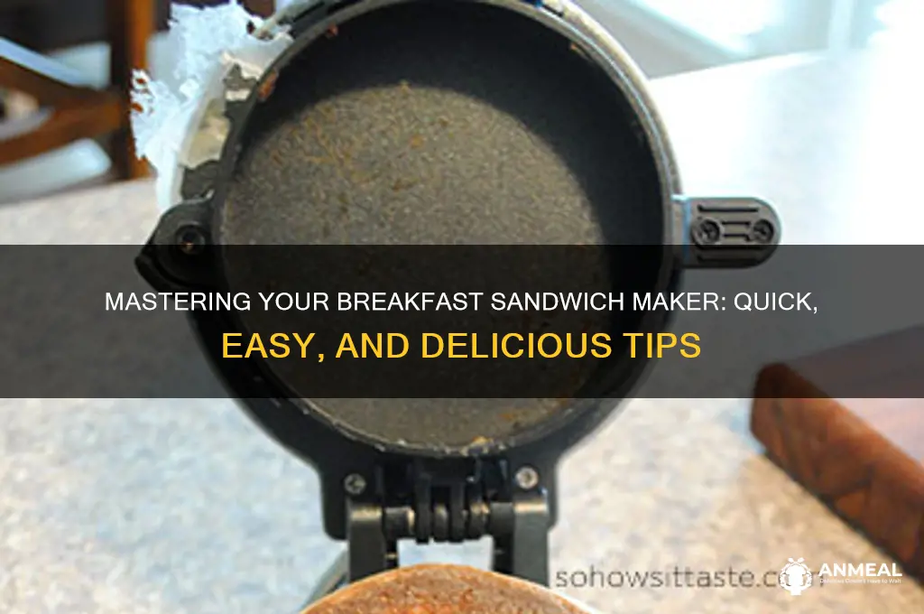 how to use breakfast sandwich machine