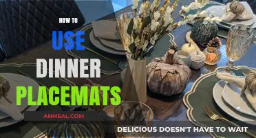 Elegant Table Setting: Mastering the Art of Using Dinner Placemats