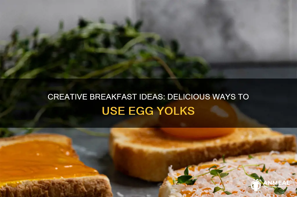 how to use egg yolks for breakfast