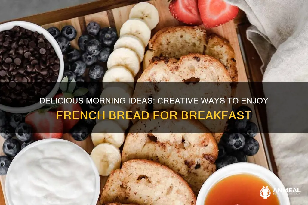 how to use french bread for breakfast