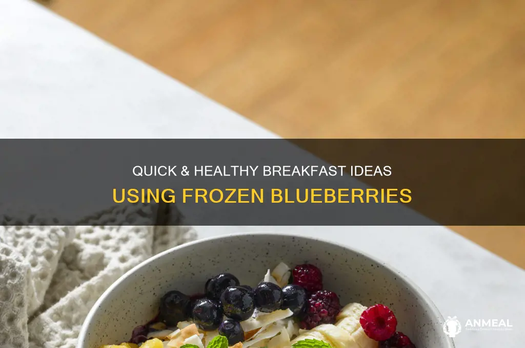 how to use frozen blueberries for breakfast