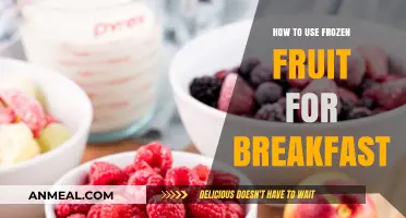 Quick & Healthy Breakfast Ideas Using Frozen Fruit