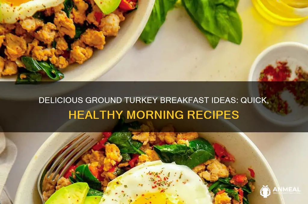 how to use ground turkey for breakfast