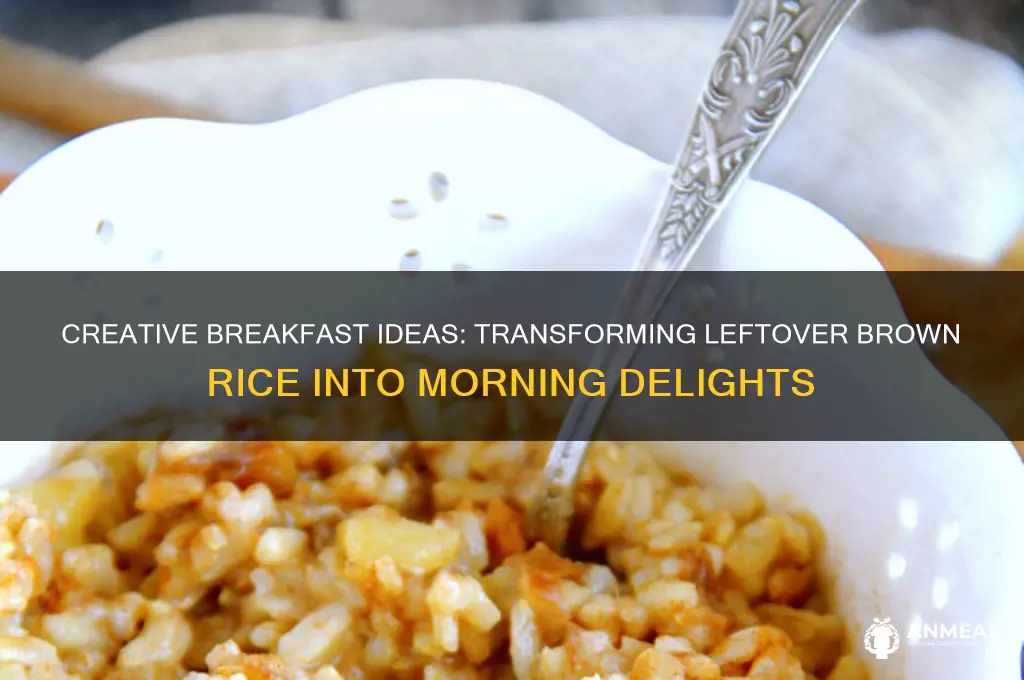 how to use leftover brown rice as breakfast