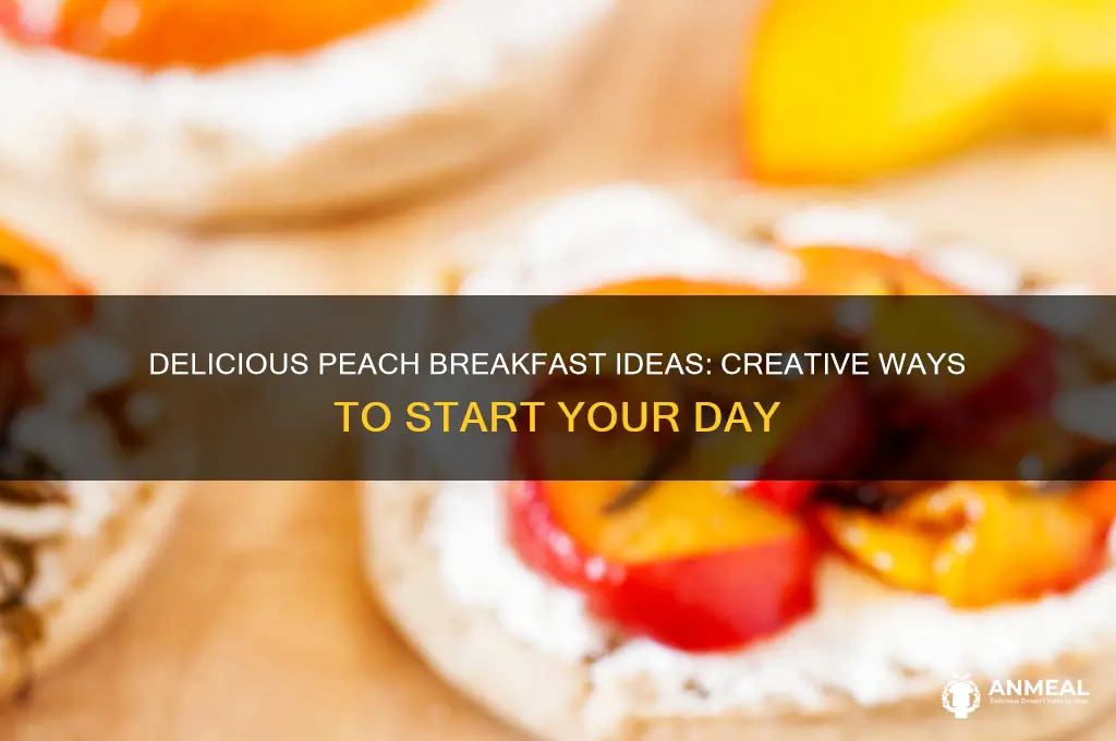 how to use peaches for breakfast