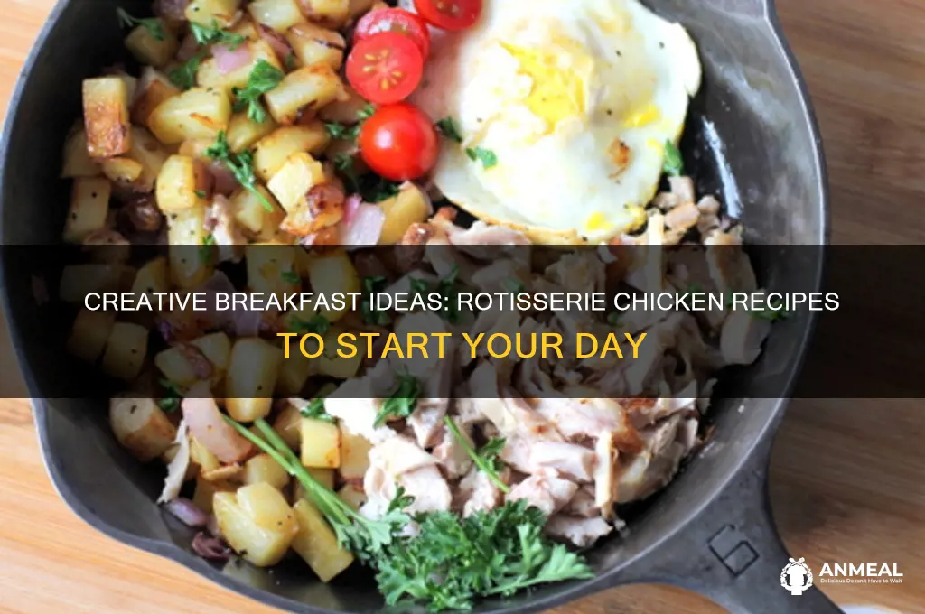 how to use rotisserie chicken for breakfast