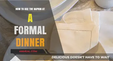 Mastering Formal Dining: The Art of Napkin Etiquette Explained