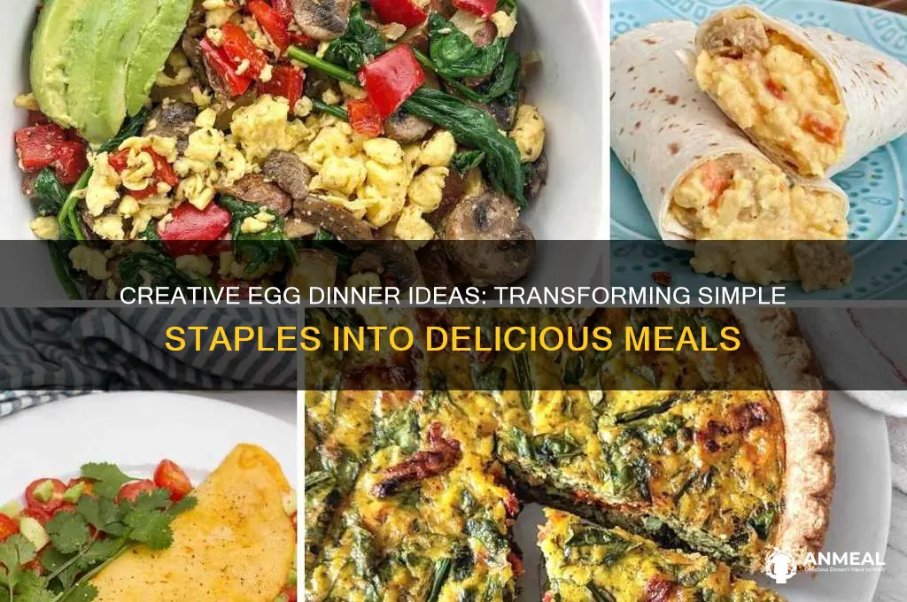 how to use up eggs for dinner