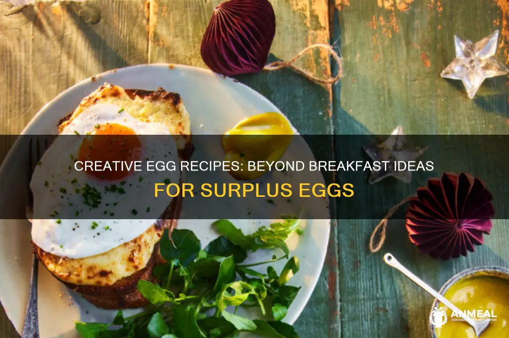 how to use up eggs without making breakfast