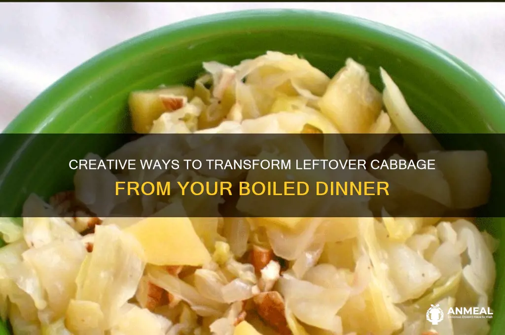 how to use up leftover cabbage from a boiled dinner