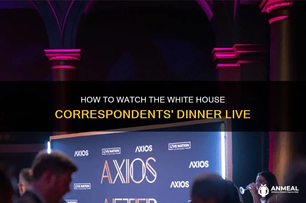 how to view the white house correspondence dinner