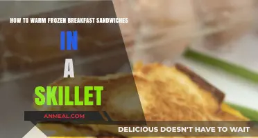 Perfectly Warming Frozen Breakfast Sandwiches in a Skillet: A Quick Guide