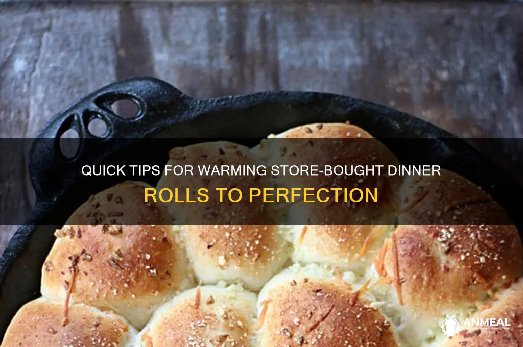 how to warm store bought dinner rolls