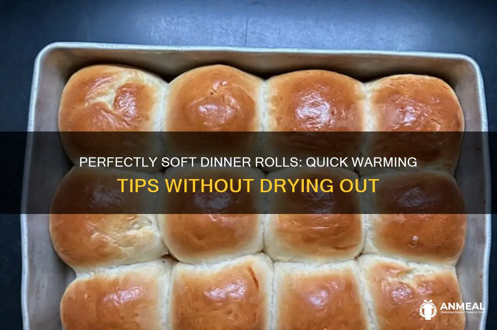 how to warm up dinner rolls without drying them out