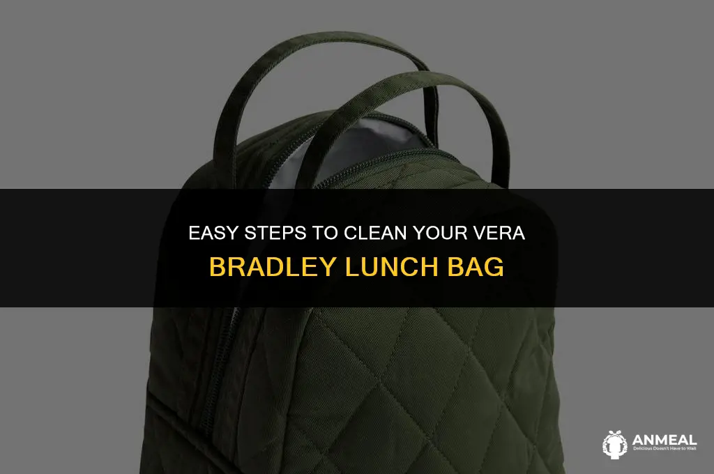 how to wash a vera bradley lunch bag