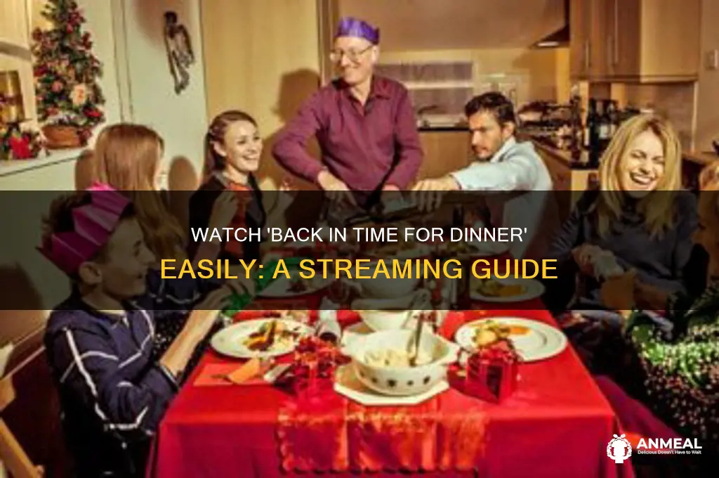 how to watch back in time for dinner