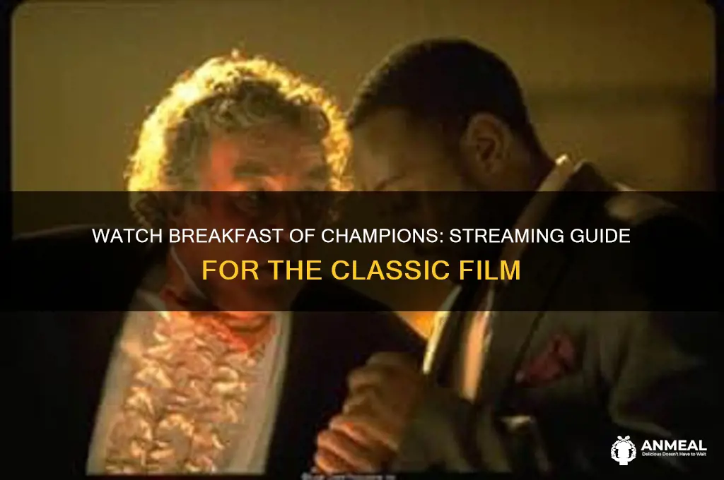how to watch breakfast of champions