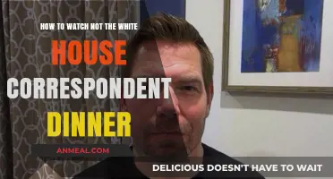 Stream Not the White House Correspondents Dinner: A Complete Guide