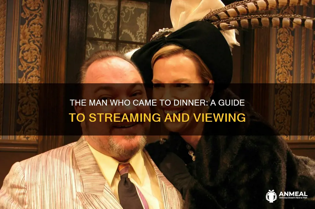 how to watch the man who came to dinner