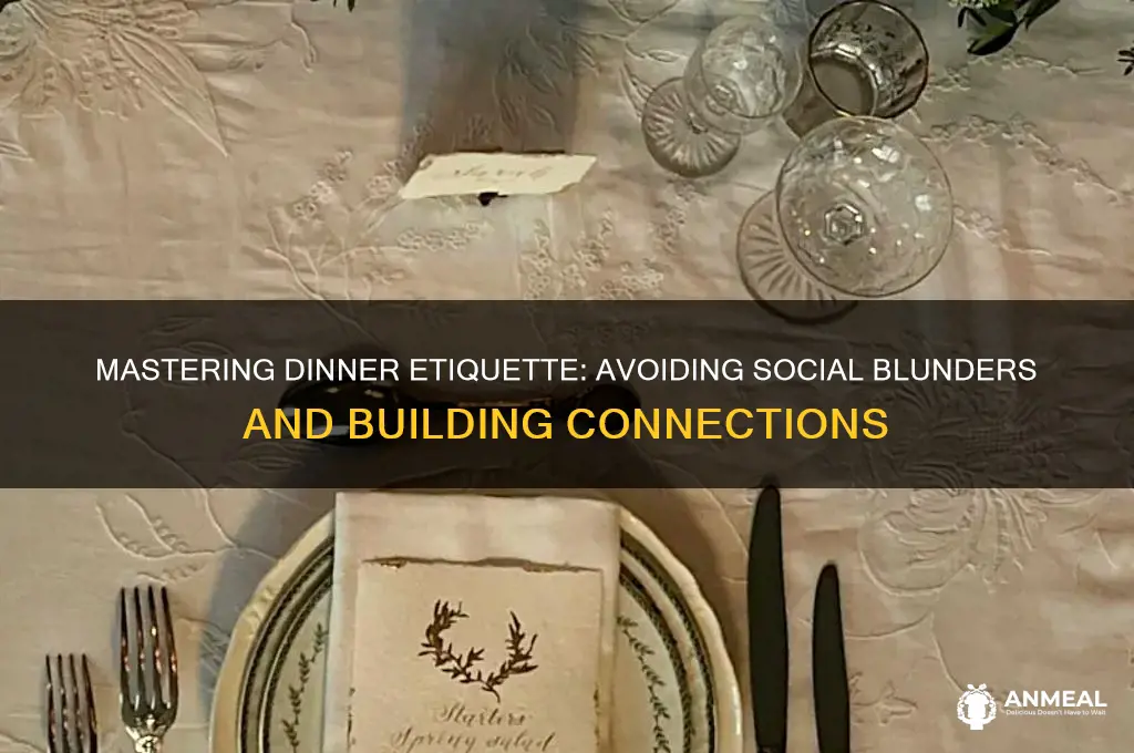 how to win dinner and alienate people