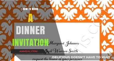 Crafting the Perfect Dinner Invitation: Tips for Warm and Welcoming Wording