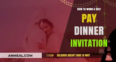 Crafting the Perfect Self-Pay Dinner Invitation: Tips and Etiquette