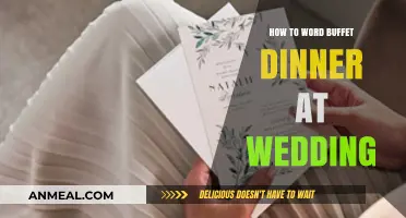 Crafting the Perfect Wedding Buffet Dinner Invitation Wording Guide