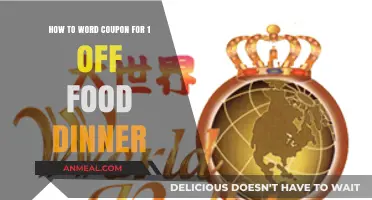 Crafting Effective $1 Off Dinner Coupons: Tips for Clear Wording