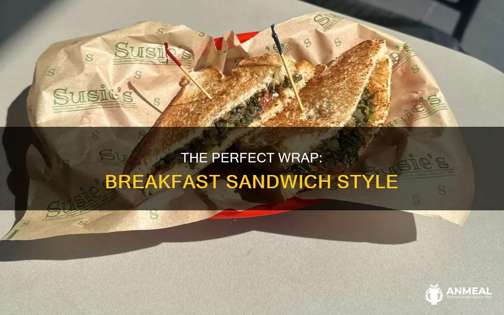 how to wrap a breakfast sandwich