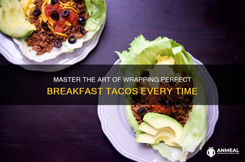 how to wrap a breakfast taco