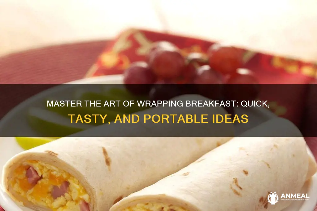 how to wrap a breakfast