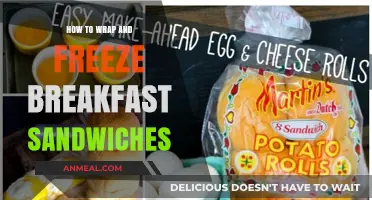 Quick Breakfast Hacks: Wrapping and Freezing Sandwiches for Busy Mornings