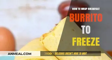 Perfectly Wrap and Freeze Breakfast Burritos for Busy Mornings