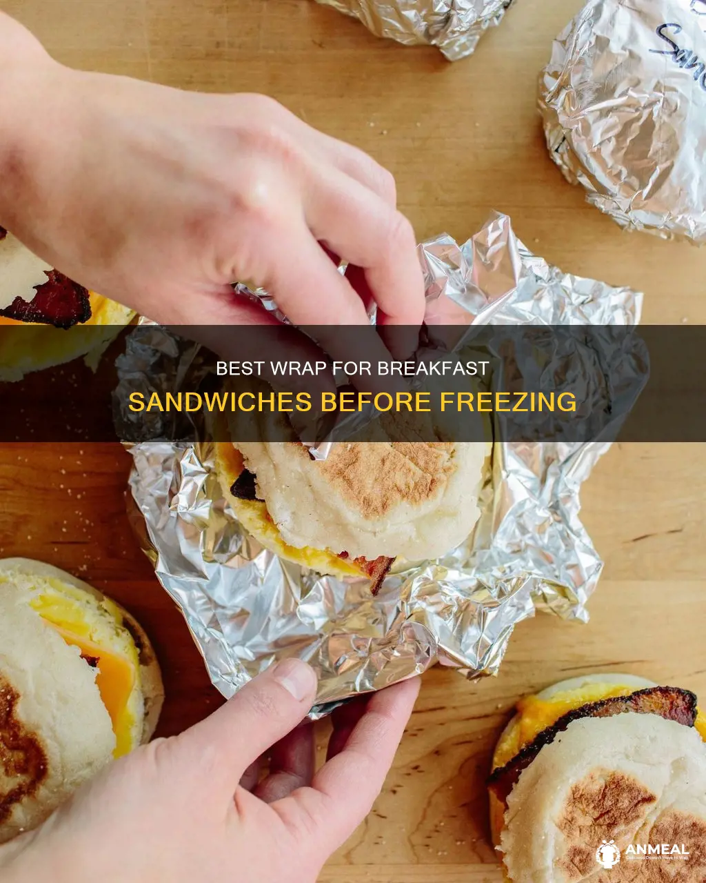how to wrap breakfast sandwiches to freeze