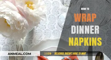 Elegant Napkin Folding: Creative Ways to Wrap Dinner Napkins