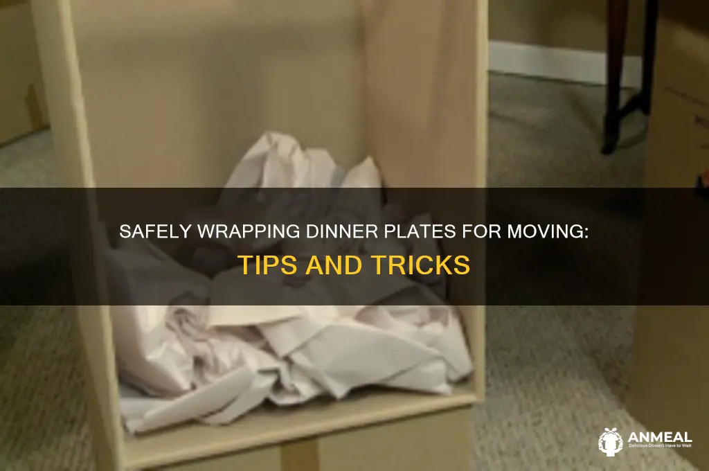 how to wrap dinner plates for moving