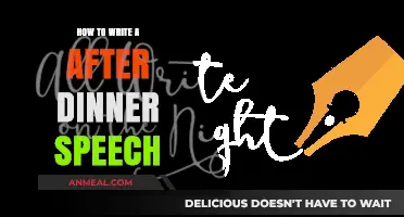 Mastering the Art of Engaging After-Dinner Speeches: Tips and Tricks