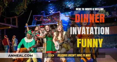 Politely Pass on Dinner: Crafting a Hilarious Decline Invitation