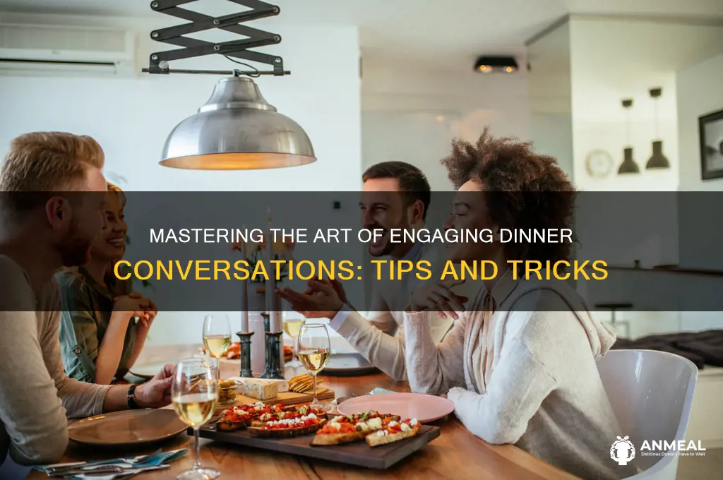 how to write a dinner conversation